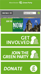 Mobile Screenshot of manchestergreenparty.org.uk